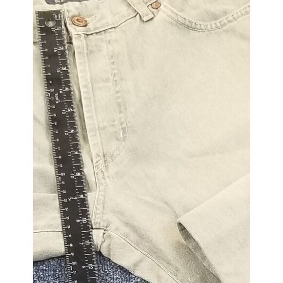 VTG ZARA Jeans Women's 34x33 Tan Denim Flared Bottoms Bootcut Y2K - Picture 12 of 14